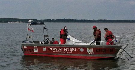 Jezioro Nyskie. WOPR odnalazł ciało zaginionego żeglarza. Poszukiwania trwały cztery dni