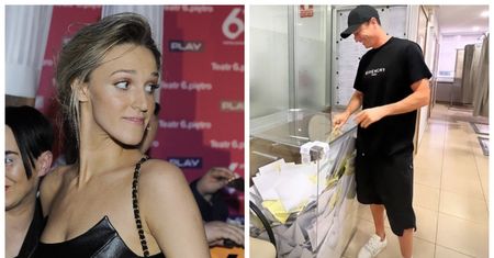 Ola Żebrowska żartuje z Roberta Lewandowskiego. Pokazała, jak piłkarz głosuje
