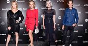 Gwiazdy na pokazie Mariusza Przybylskiego: Katarzyna Warnke, Roma Gąsiorowska, Daria Zawiałow