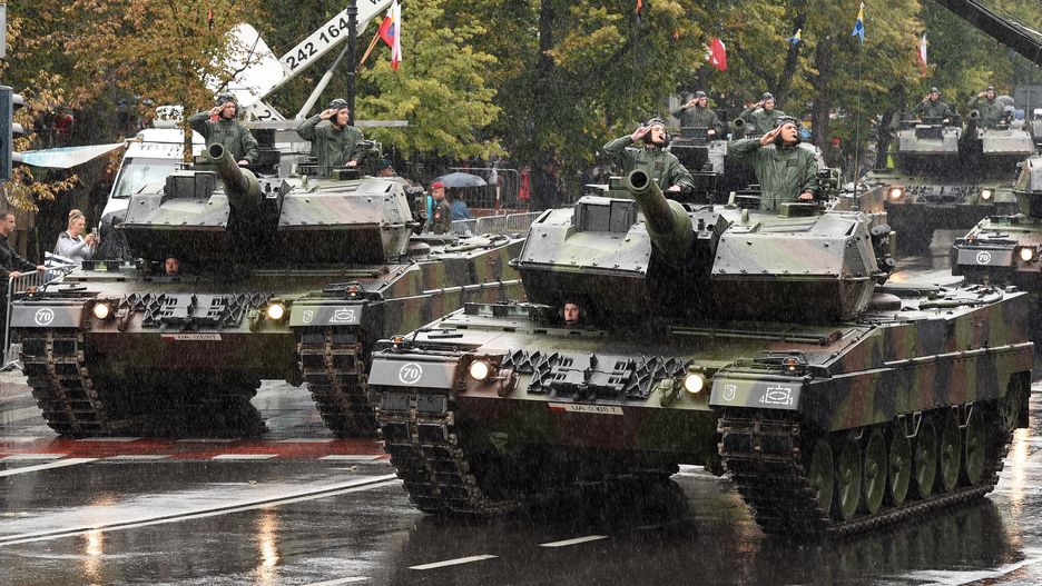 Defilada z okazji święta Wojska Polskiego