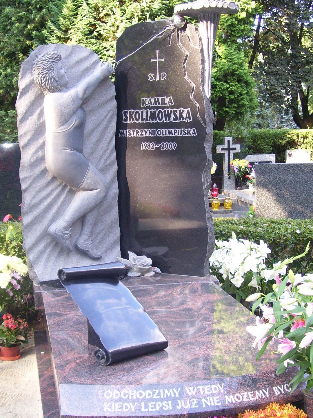 Grób Kamili Skolimowskiej