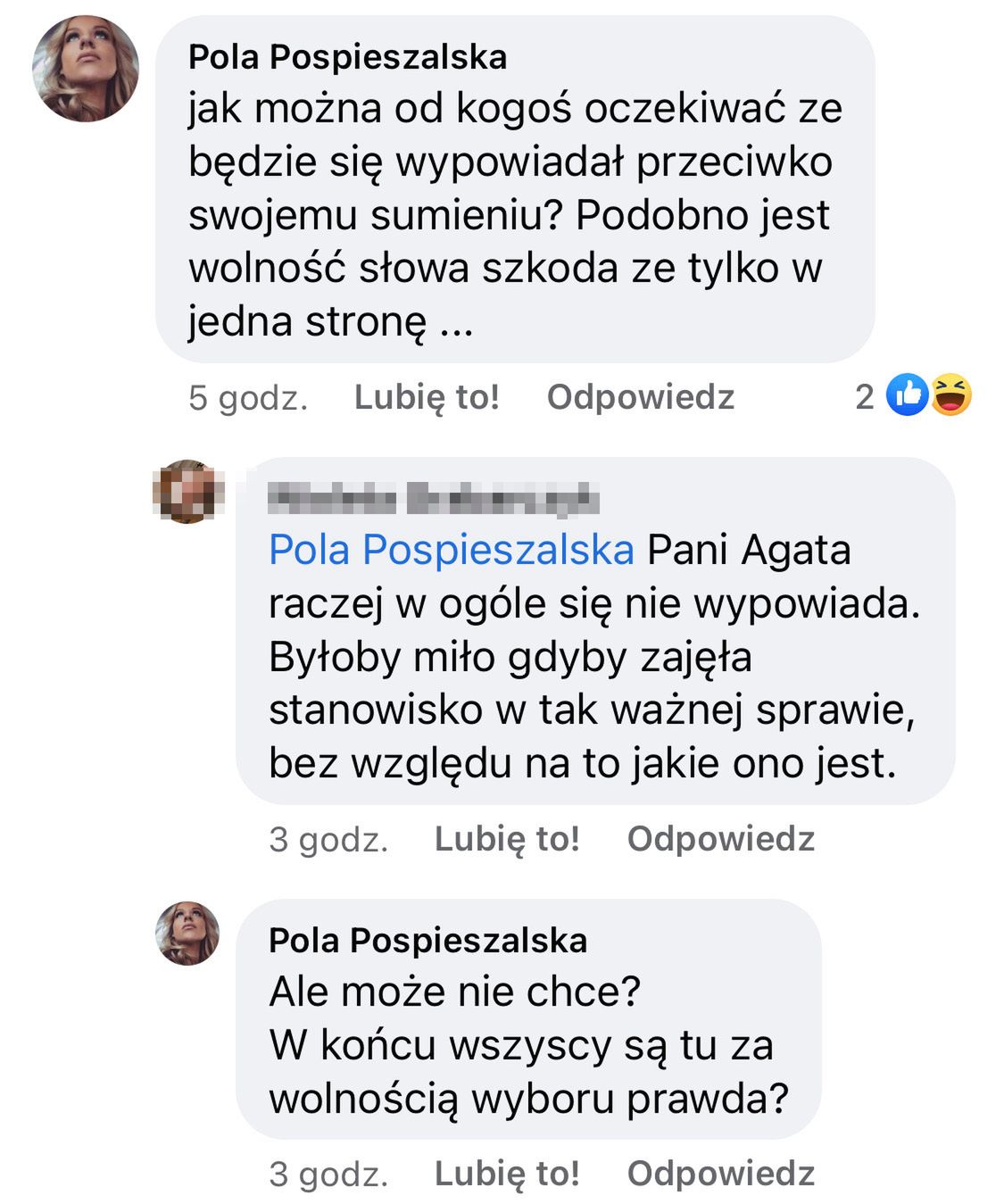 Komentarz Poli Pospieszalskiej