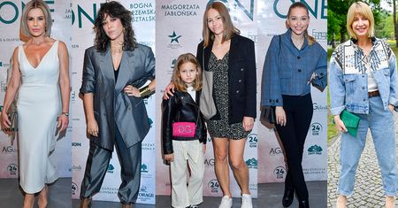 Gwiazdy na wernisażu ONE: Natalia Kukulska, Joanna Racewicz, Grażyna Wolszczak, Agata Rubik