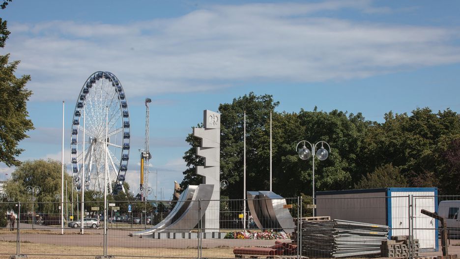 Skwer Kościuszki jak plac budowy