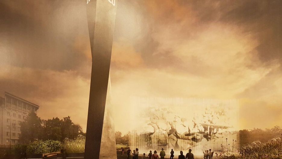 Warszawa. Zwycięski projekt pomnika Bitwy Warszawskiej.