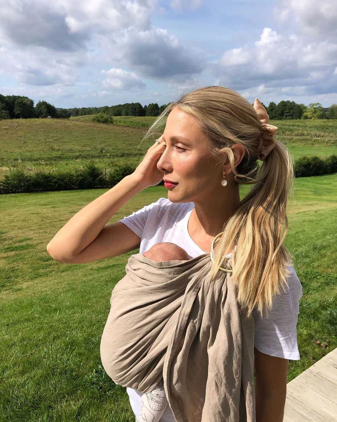 Natalia Klimas z dzieckiem