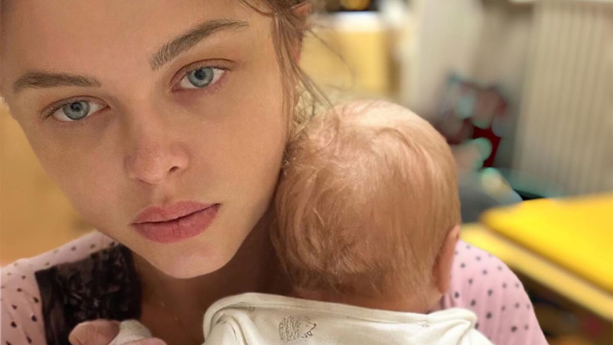 Joanna Opozda z synkiem