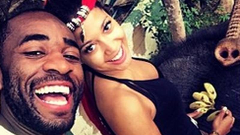 Patricia Kazadi z chłopakiem