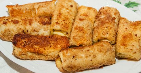 Chrupiące krokiety z mięsem i pieczarkami