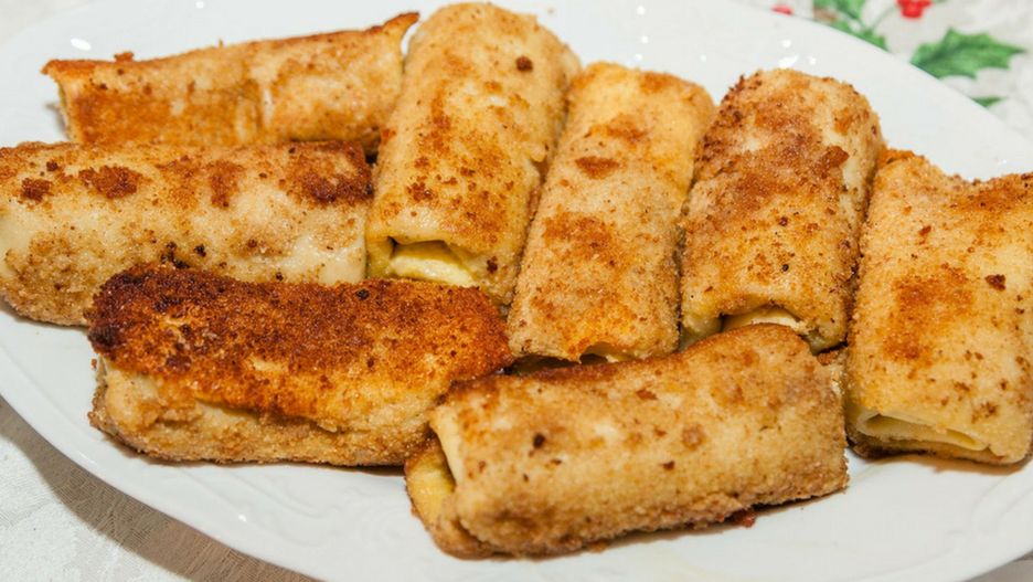 Chrupiące krokiety z mięsem i pieczarkami