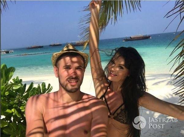 Maciej Makuszewski i Oliwia Makuszewska na Malediwach