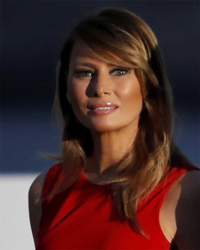 Melania Trump wieczorowy makijaż - szczyt G7