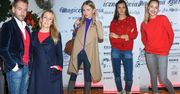 Gwiazdy podczas akcji charytatywnej "Magiczna Gwiazdka": Piotr Kraśko, Karolina Ferenstein-Kraśko, Agnieszka Cegielska, Kamila Szczawińska, Weronika Książkiewicz