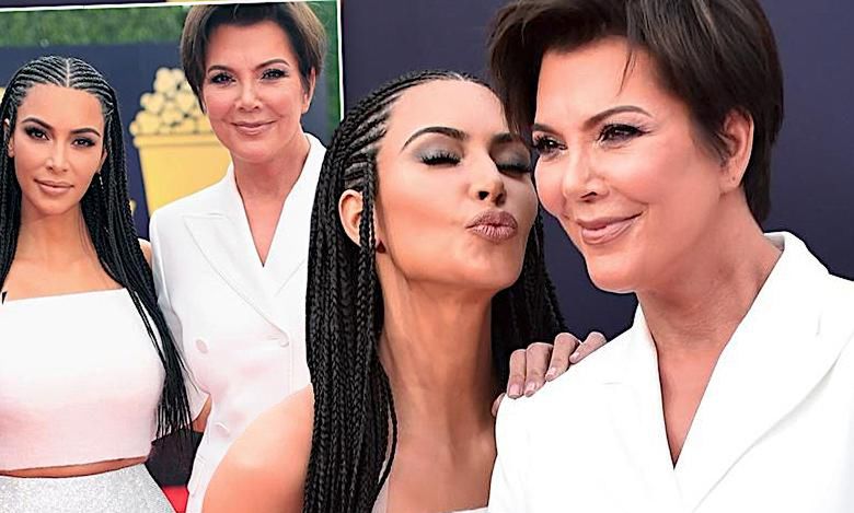 Kris Jenner i Kim Kardashian na gali MTV