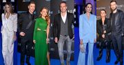 Gwiazdy na premierze dokumentu "Lewandowski - Nieznany": Robert i Ania Lewandowscy, Małgorzata Rozenek, Paulina Krupińska