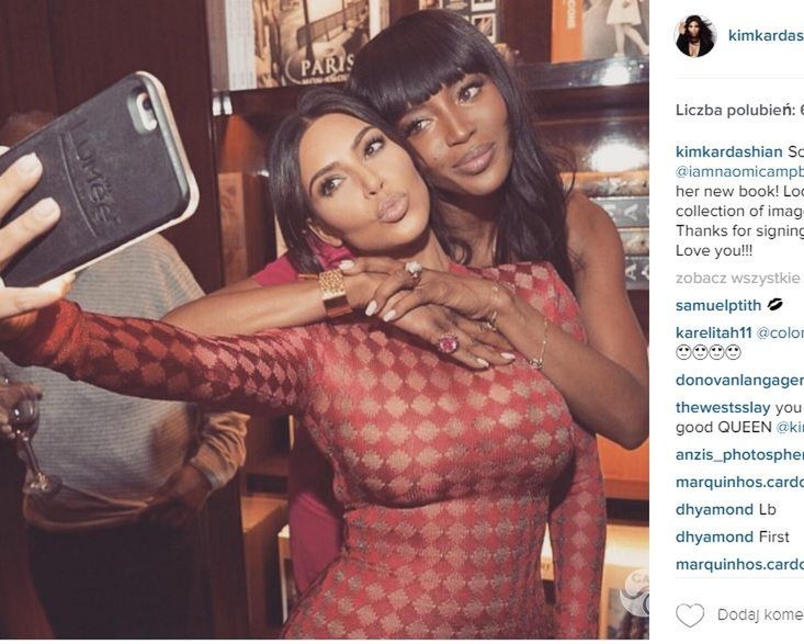 Kim Kardashian i Naomi Campbell się przyjaźnią
