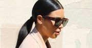 Ciężarna Kim Kardashian "wyszła na miasto". Z rodziną udała się na "Upiora w operze" [zdjęcia]