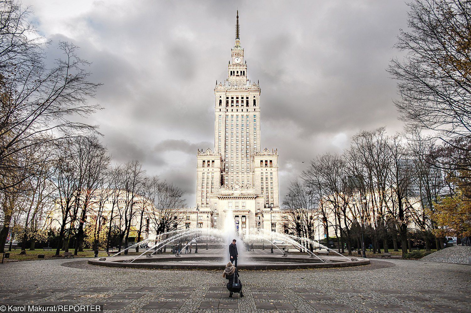 Pałac Kultury i Nauki - po wyczyszczeniu