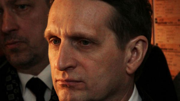 Przewodniczący Dumy Państwowej Federacji Rosyjskiej Siergiej Naryszkin