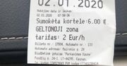 2 euro za godzinę. Nasz czytelnik zbulwersowany cenami parkowania na Litwie
