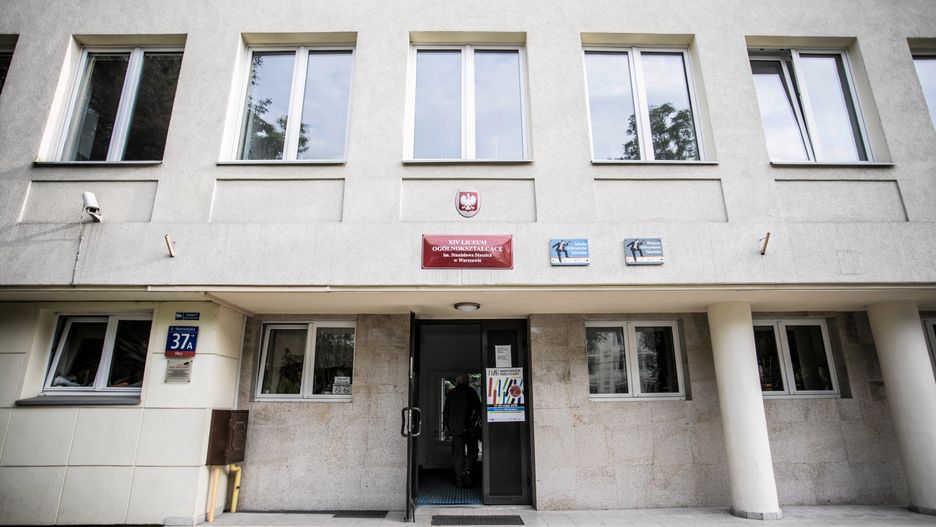 Warszawa, XIV Liceum Ogólnokształcące im. Stanisława Staszica przy ul. Nowowiejskiej