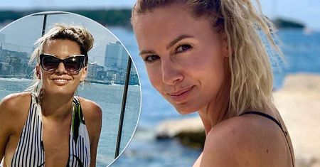 Agnieszka Hyży w powycinanym stroju pręży się na basenie! W pierwszej chwili myśleliśmy, że to J.Lo!