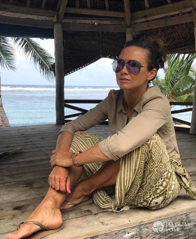 Kinga Rusin na wakacjach w Samoa