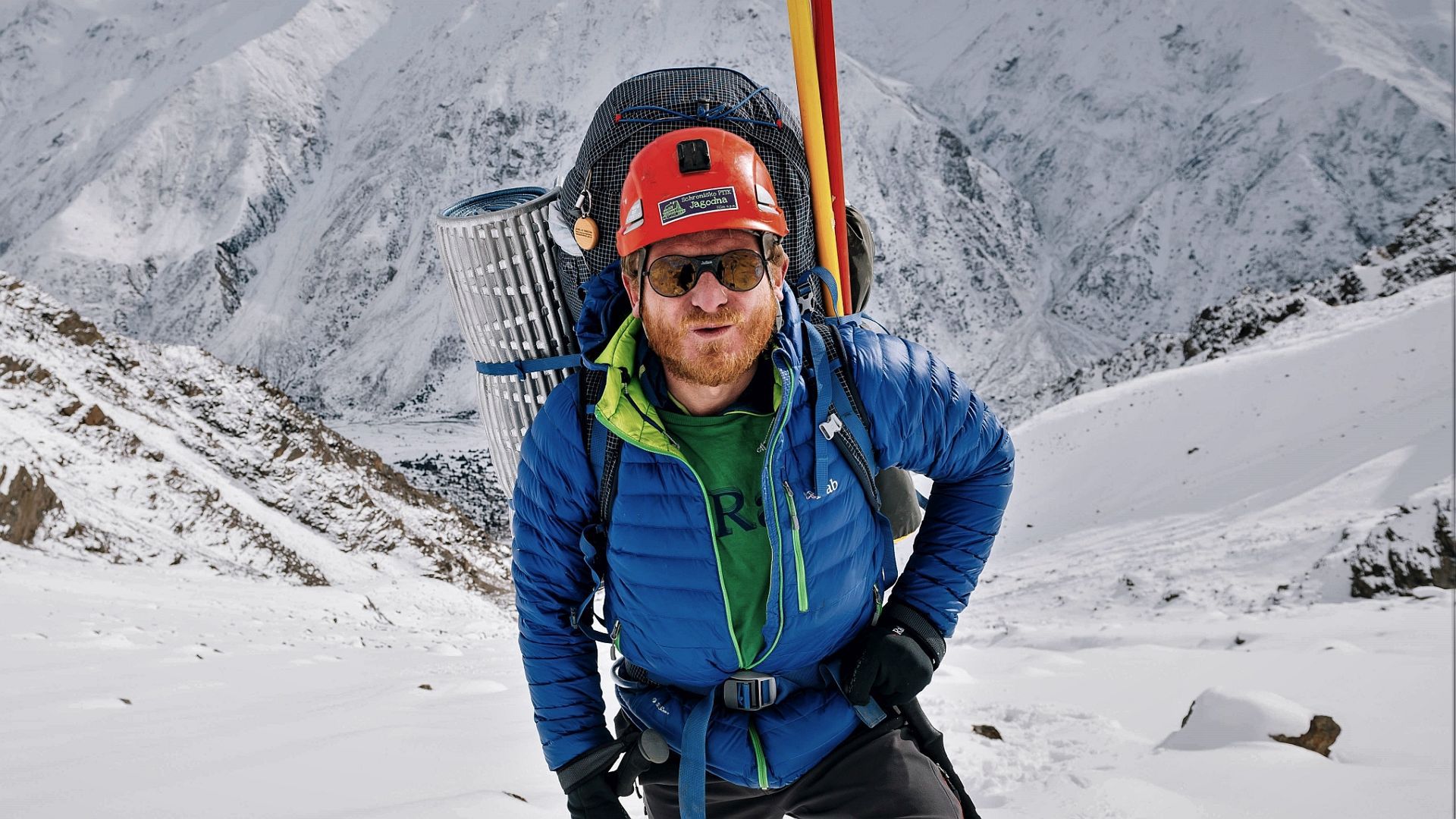 Tomek Mackiewicz podczas jednej z wypraw na Nanga Parbat