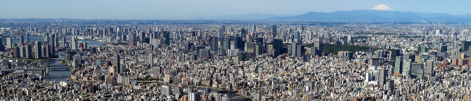 Panorama współczesnego Tokio 