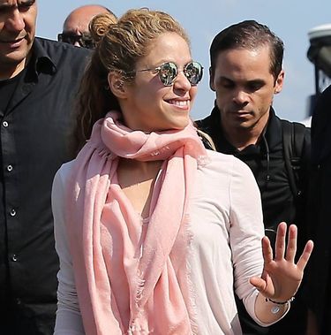 Shakira z dziećmi przypłynęła do Istambułu jachtem na koncert