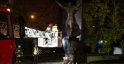 SZOK. Pomnik Świętego Jana Pawła II obrzucono jajkami