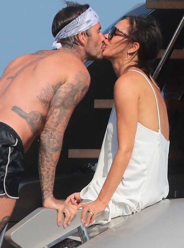 David i Victoria Beckham na wakacjach