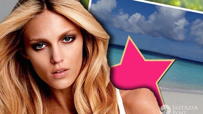 Anja Rubik nago na Malediwach