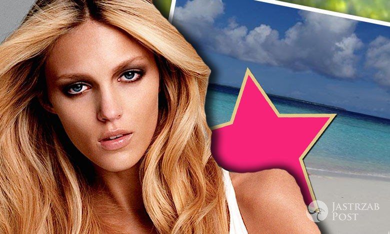 Anja Rubik nago na Malediwach