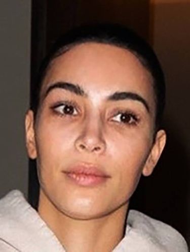 Kim Kardashian bez makijażu