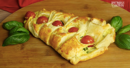 Choinka z ricottą i szpinakiem