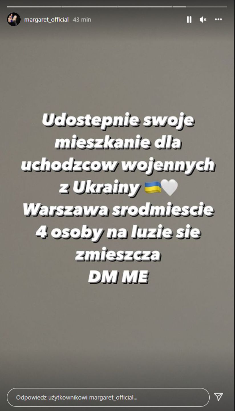Margaret pomaga uchodźcom z Ukrainy