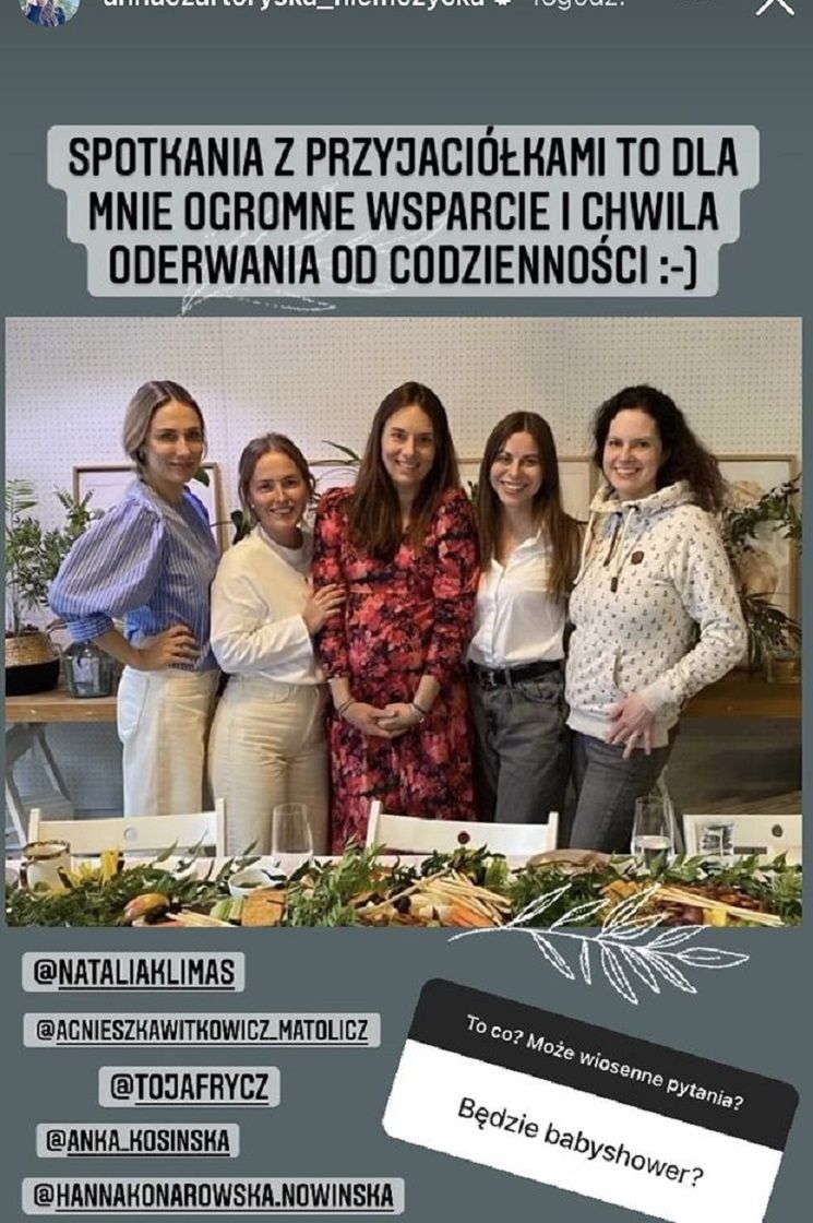 Anna Czartoryska - Niemczycka - baby shower