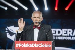 Wybory parlamentarne 2019. Janusz Korwin-Mikke nagrany. Tak dzielił pieniądze