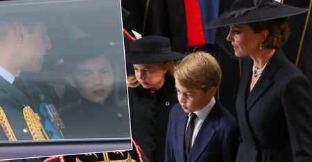 Pogrzeb królowej. William i Kate z dziećmi. Tak Charlotte i George żegnali prababcię. Nie zabrakło przejmujących scen