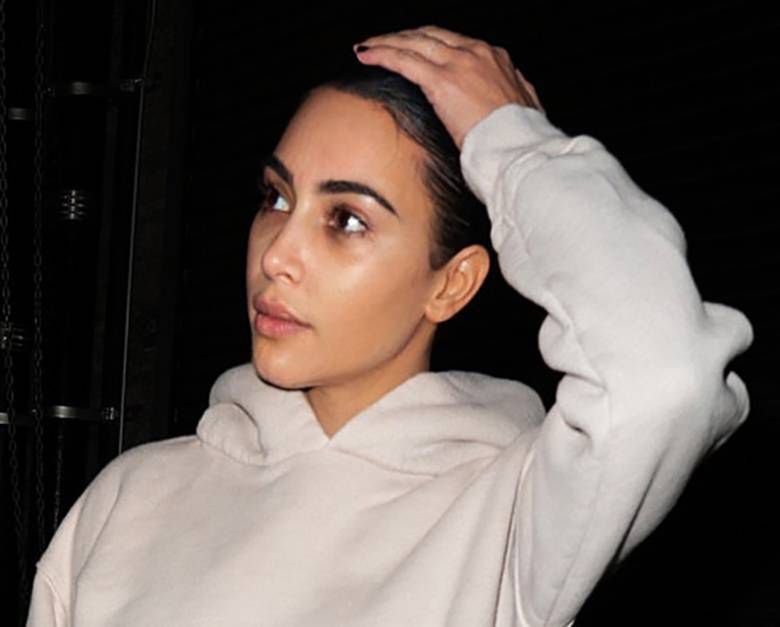 Kim Kardashian bez makijażu