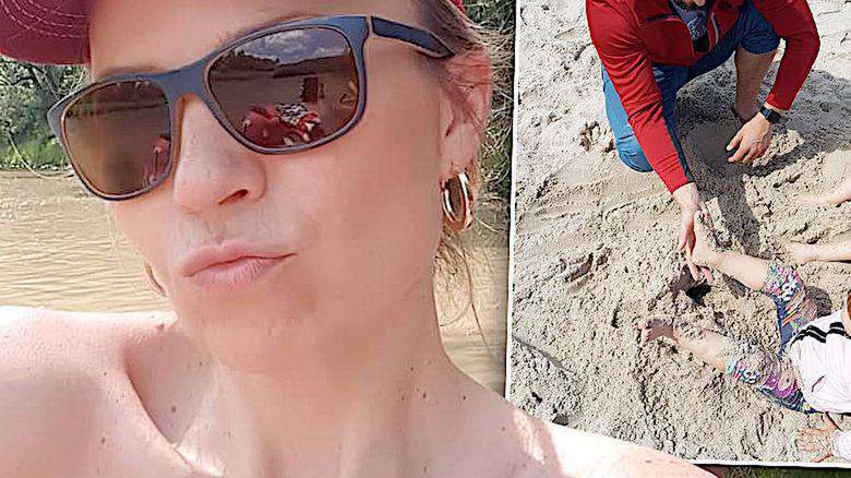 Anna Guzik wakacje z córkami