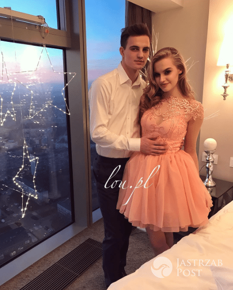 Karolina Pisarek i Patryk Grudowicz w świątecznej sesji