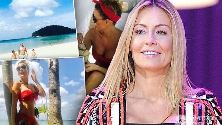Małgorzata Rozenek na wakacjach z rodziną