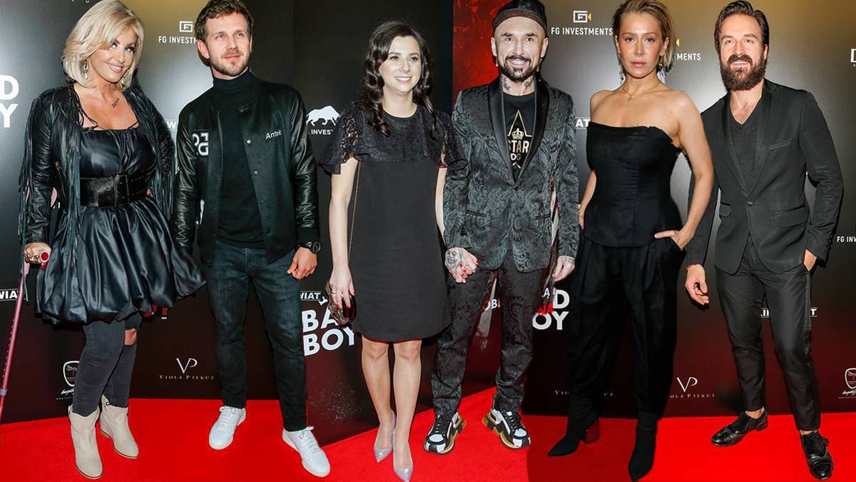 Gwiazdy na premierze filmu "Bad Boy": Antek Królikowski, Dagmara Kaźmierska, Kasia Warnke