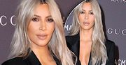 Kim Kardashian przyszła na wielką galę bez bluzki! Jej piersi o mało nie wypadły spod marynarki!