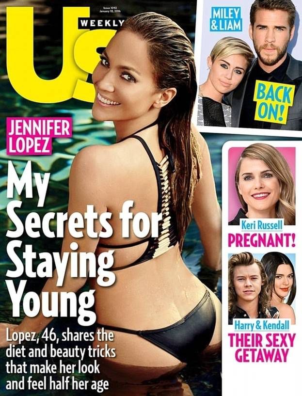 Jennifer Lopez na okładce UsWeekly fot. materiały prasowe