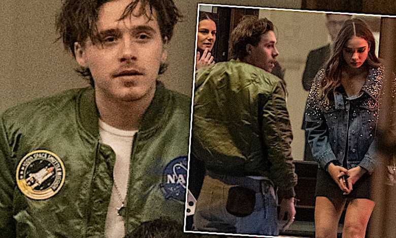 20-letni Brooklyn Beckham przyłapany z kipiącą seksem dziewczyną w drodze do klubu! Victorii rośnie stylowa synowa!