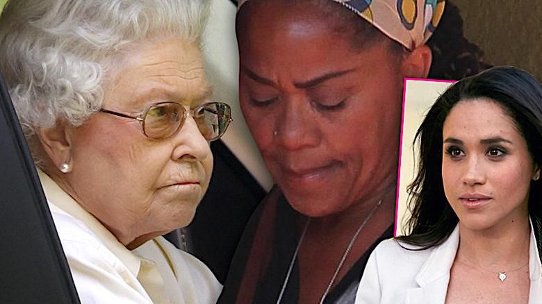 Meghan Markle, królowa Elżbieta II,