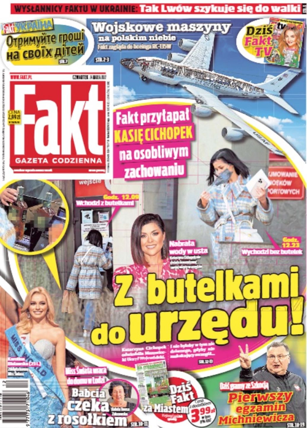 Okładka Fakt 24.03.2022 - Kasia Cichopek